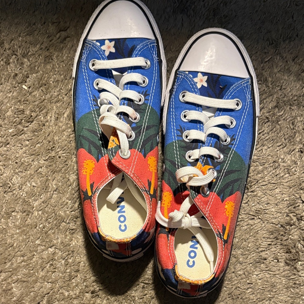 Converse Kids' Multicolor Floral Sneakers